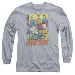 Star Trek Vintage Collage Men's Long Sleeve T-Shirt Men's Long Sleeve T-Shirt Star Trek   