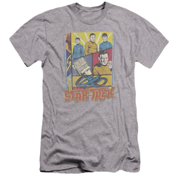 Star Trek Vintage Collage Men's Premium Slim Fit T-Shirt Men's Premium Slim Fit T-Shirt Star Trek   