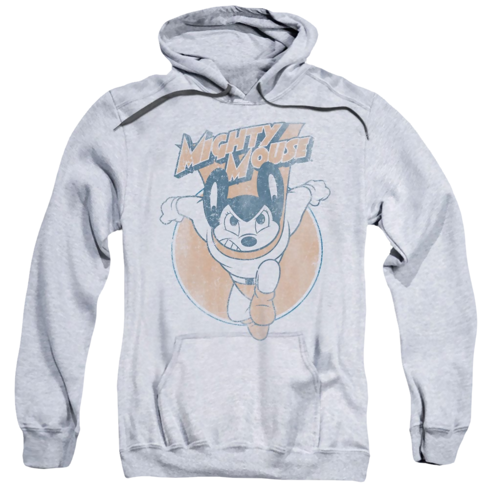 Mighty Mouse Flying With Purpose - Pullover Hoodie Pullover Hoodie Mighty Mouse   