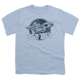 Star Trek The Original Series Retro Enterprise - Youth T-Shirt Youth T-Shirt (Ages 8-12) Star Trek   