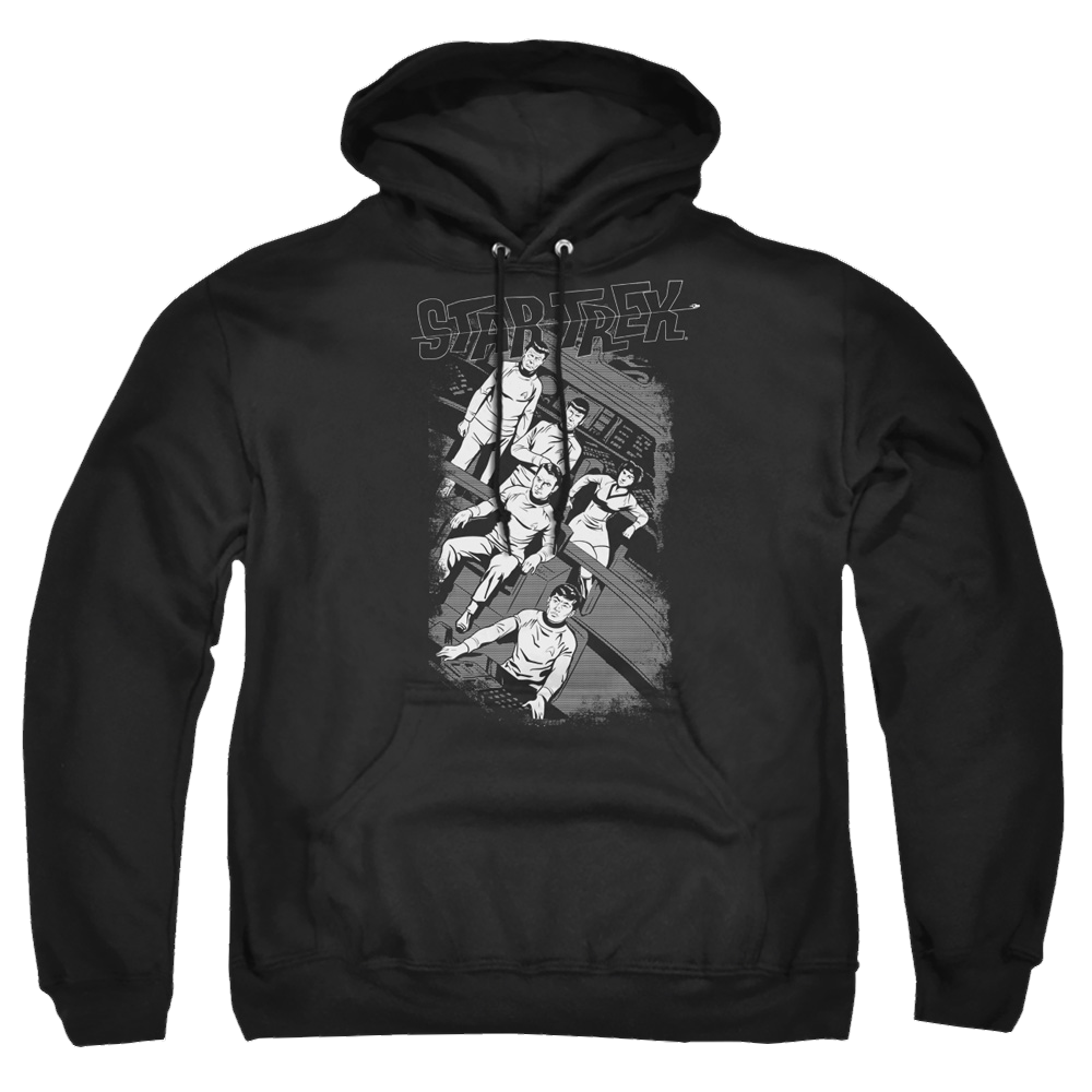 Star Trek Retro Tilted Bridge Pullover Hoodie Pullover Hoodie Star Trek   