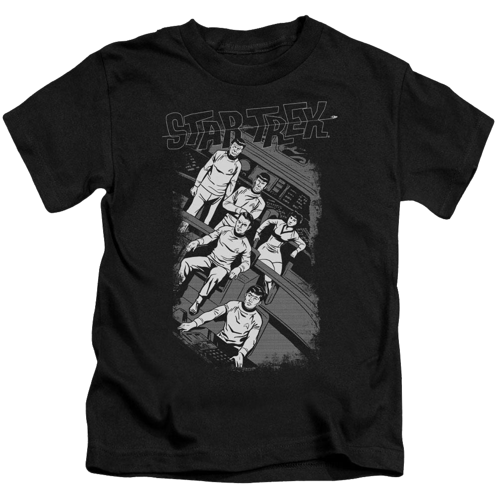Star Trek The Original Series Retro Tilted Bridge - Kid's T-Shirt Kid's T-Shirt (Ages 4-7) Star Trek   