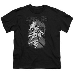 Star Trek The Original Series Retro Tilted Bridge - Youth T-Shirt Youth T-Shirt (Ages 8-12) Star Trek   