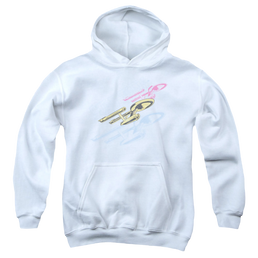 Star Trek The Original Series Retro Tri Enterprise - Youth Hoodie Youth Hoodie (Ages 8-12) Star Trek   