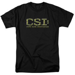 CSI Collage Logo - Men's Regular Fit T-Shirt Men's Regular Fit T-Shirt CSI   