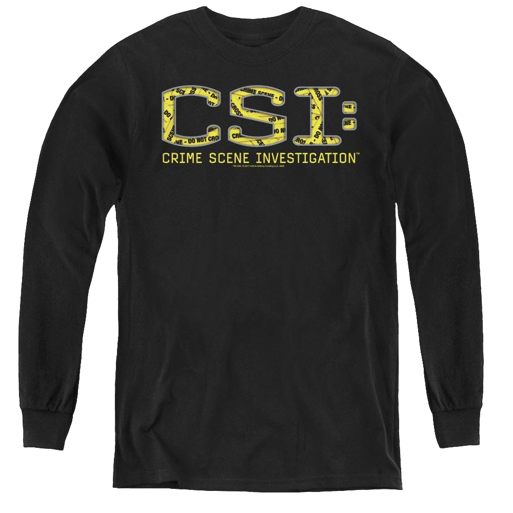 Csi Collage Logo - Youth Long Sleeve T-Shirt Youth Long Sleeve T-Shirt CSI   