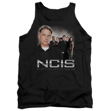 Black men's tank with NCIS Investigators graphic