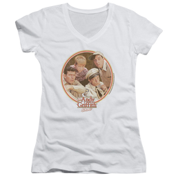 Andy Griffith Boys Club - Juniors V-Neck T-Shirt Juniors V-Neck T-Shirt Andy Griffith Show   