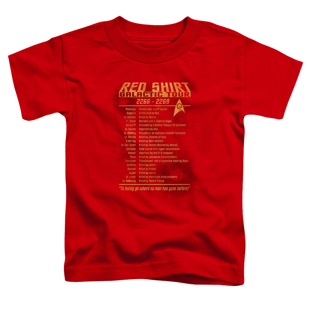 Star Trek Red Shirt Tour Kid's T-Shirt (Ages 4-7) Kid's T-Shirt (Ages 4-7) Star Trek   