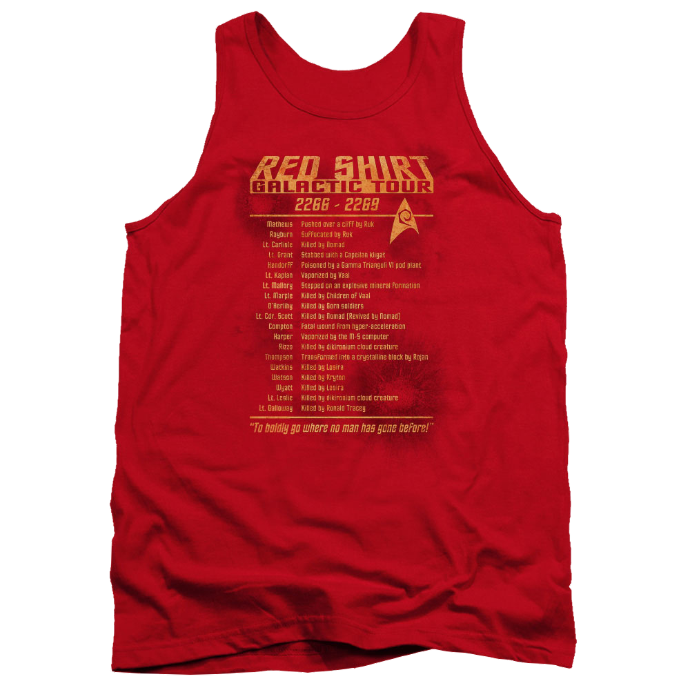 Star Trek Red Shirt Tour Men's Tank Men's Tank Star Trek   