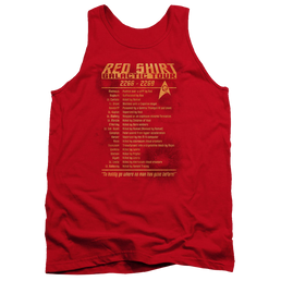 Star Trek Red Shirt Tour Men's Tank Men's Tank Star Trek   