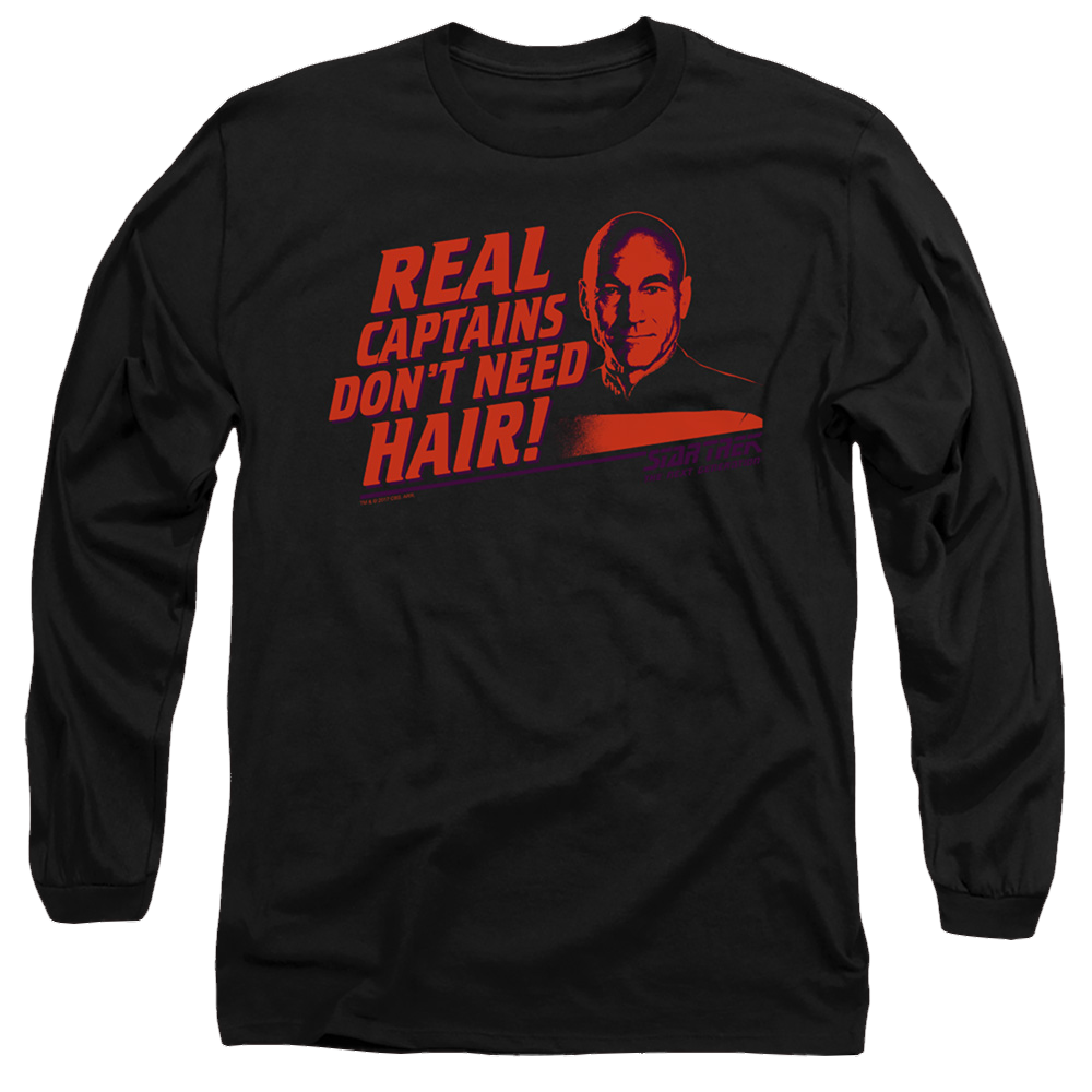 Star Trek Real Captain Men's Long Sleeve T-Shirt Men's Long Sleeve T-Shirt Star Trek   