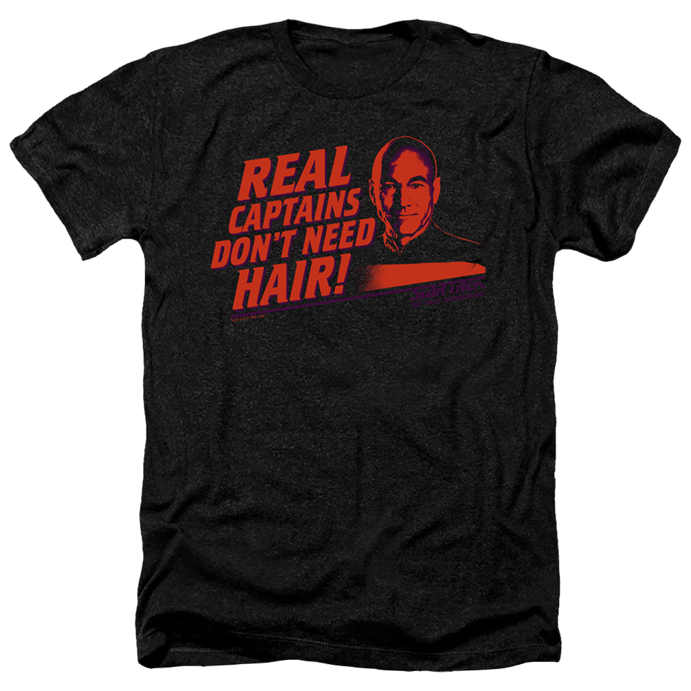 Star Trek Real Captain Men's Heather T-Shirt Men's Heather T-Shirt Star Trek   