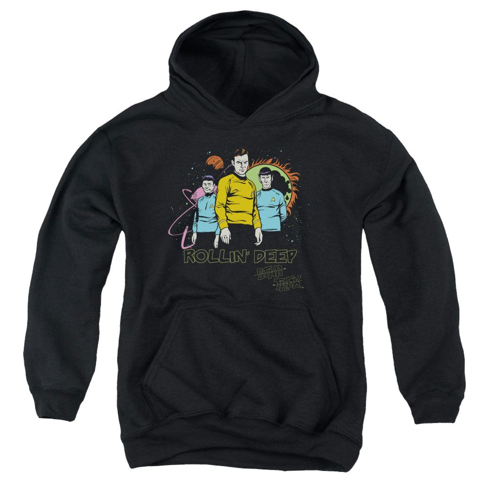 Star Trek The Original Series Rollin Deep - Youth Hoodie Youth Hoodie (Ages 8-12) Star Trek   