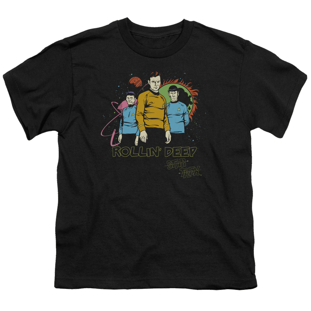 Star Trek The Original Series Rollin Deep - Youth T-Shirt Youth T-Shirt (Ages 8-12) Star Trek   