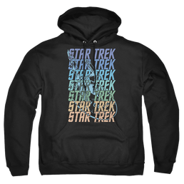 Star Trek Multi Logo Enterprise Pullover Hoodie Pullover Hoodie Star Trek   