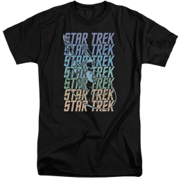 Star Trek Multi Logo Enterprise Men's Tall Fit T-Shirt Men's Tall Fit T-Shirt Star Trek   