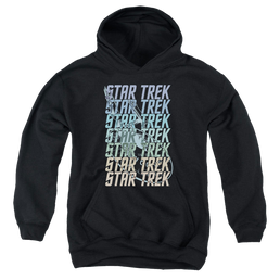 Star Trek The Original Series Multi Logo Enterprise - Youth Hoodie Youth Hoodie (Ages 8-12) Star Trek   