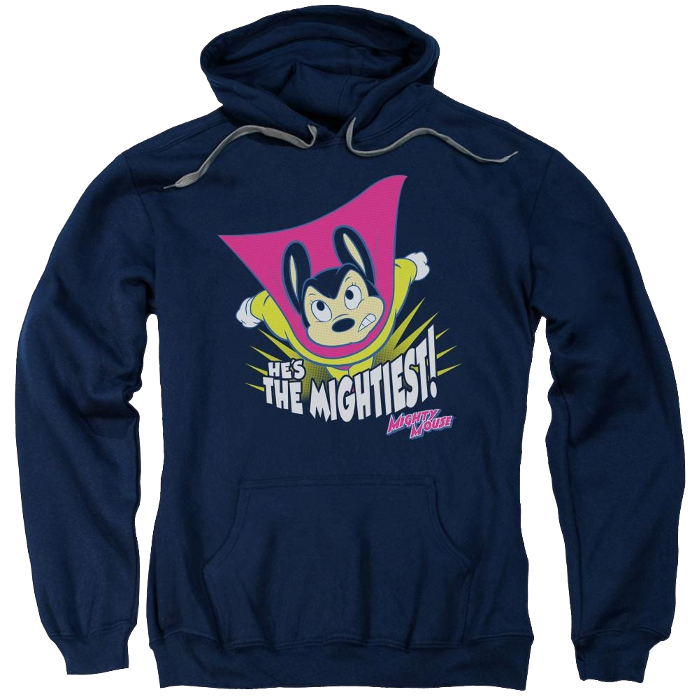Mighty Mouse The Mightiest Pullover Hoodie Pullover Hoodie Mighty Mouse   