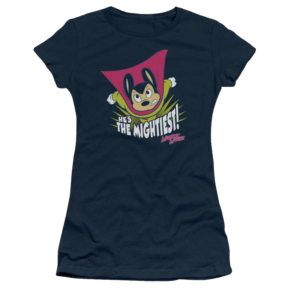 Mighty Mouse The Mightiest Juniors T-Shirt Juniors T-Shirt Mighty Mouse   