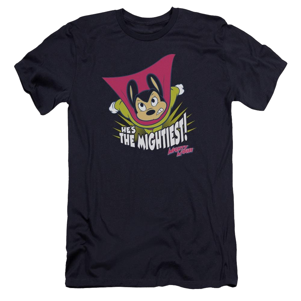 Mighty Mouse The Mightiest Men's Premium Slim Fit T-Shirt Men's Premium Slim Fit T-Shirt Mighty Mouse   