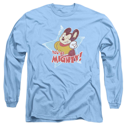 Mighty Mouse Youre Mighty Men's Long Sleeve T-Shirt Men's Long Sleeve T-Shirt Mighty Mouse   