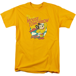 Mighty Mouse Mouse Of Tomorrow Men's Regular Fit T-Shirt Men's Regular Fit T-Shirt Mighty Mouse   