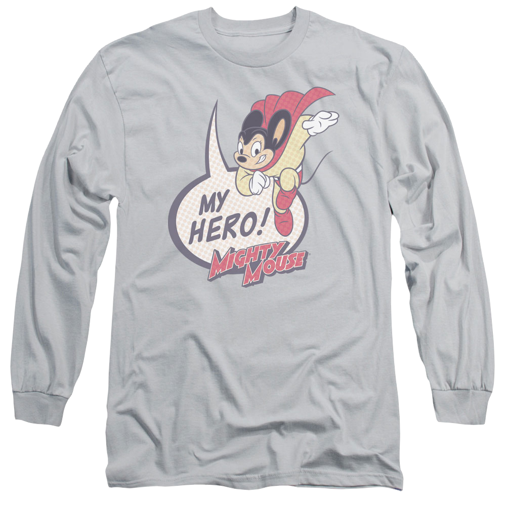 Mighty Mouse My Hero Men's Long Sleeve T-Shirt Men's Long Sleeve T-Shirt Mighty Mouse   