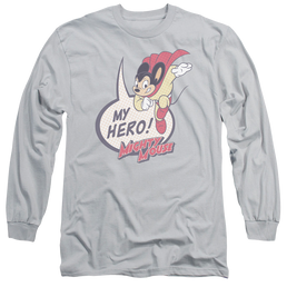Mighty Mouse My Hero Men's Long Sleeve T-Shirt Men's Long Sleeve T-Shirt Mighty Mouse   
