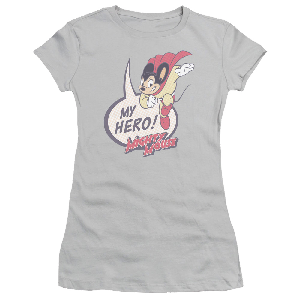 Mighty Mouse My Hero Juniors T-Shirt Juniors T-Shirt Mighty Mouse   