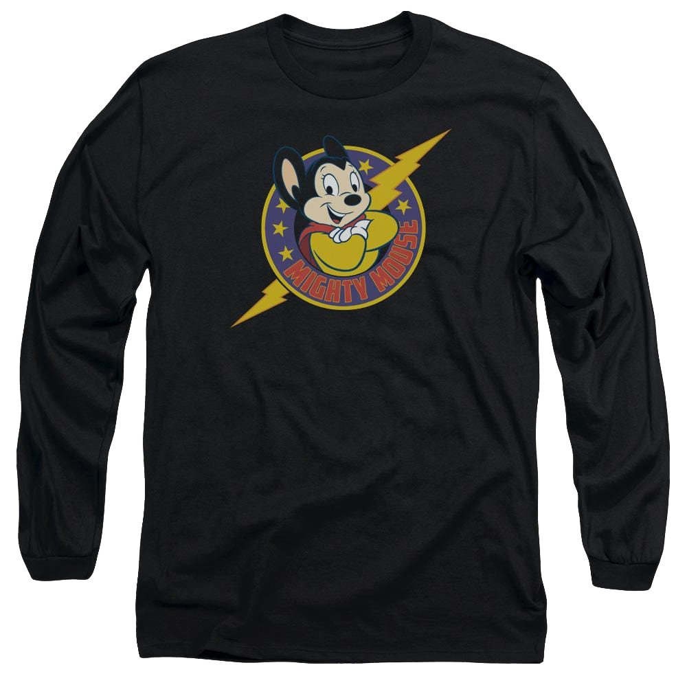 Mighty Mouse Mighty Hero Men's Long Sleeve T-Shirt Men's Long Sleeve T-Shirt Mighty Mouse   