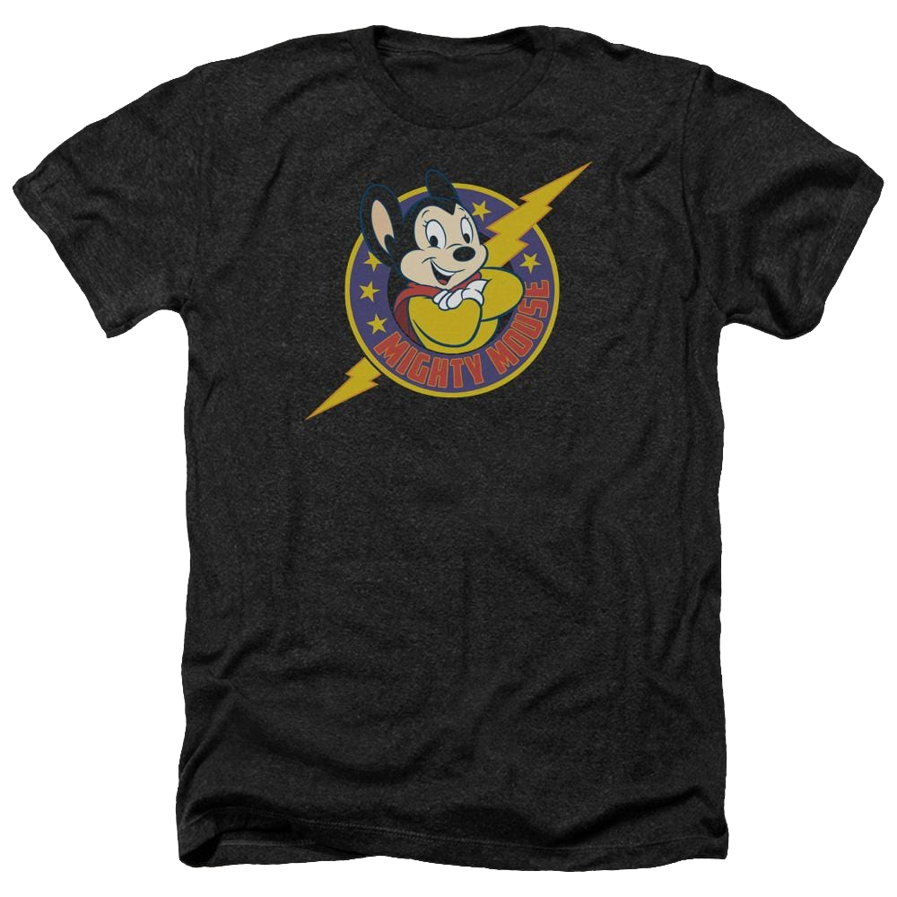 Mighty Mouse Mighty Hero Men's Heather T-Shirt Men's Heather T-Shirt Mighty Mouse   