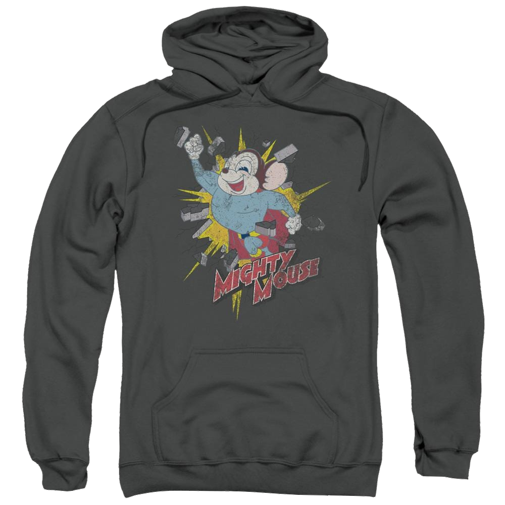 Mighty Mouse Break Through Pullover Hoodie Pullover Hoodie Mighty Mouse   