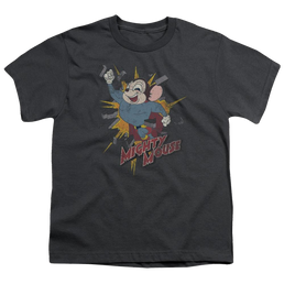 Mighty Mouse Break Through Youth T-Shirt (Ages 8-12) Youth T-Shirt (Ages 8-12) Mighty Mouse   