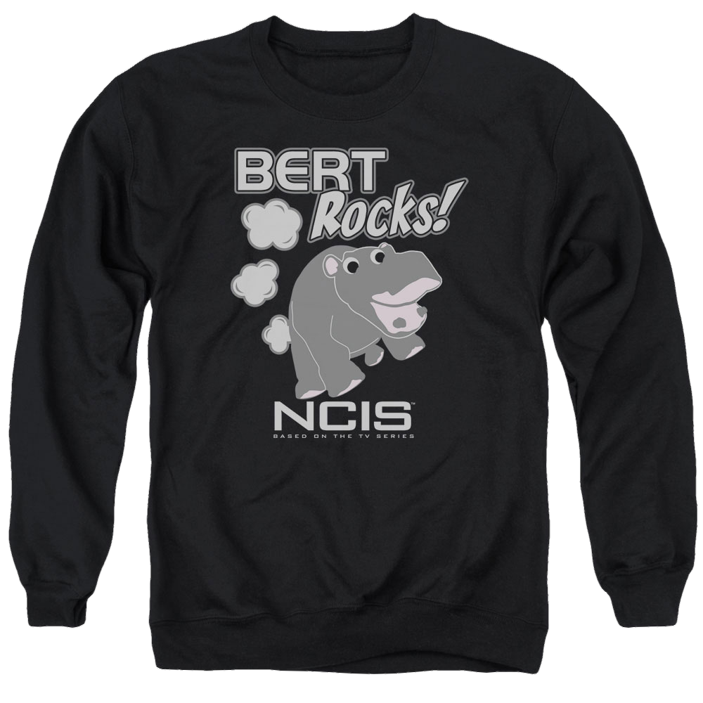 NCIS Bert Rocks - Men's Crewneck Sweatshirt Men's Crewneck Sweatshirt NCIS   