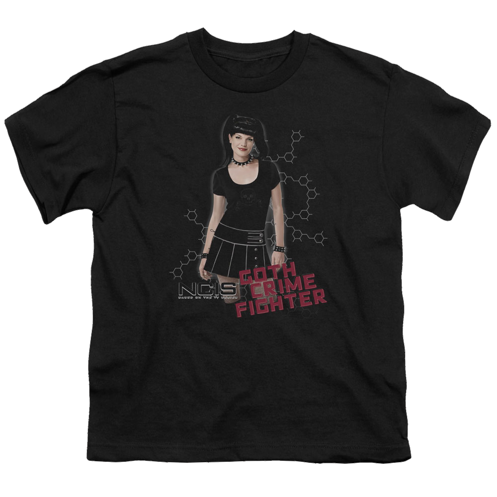 NCIS Goth Crime Fighter - Youth T-Shirt Youth T-Shirt (Ages 8-12) NCIS   