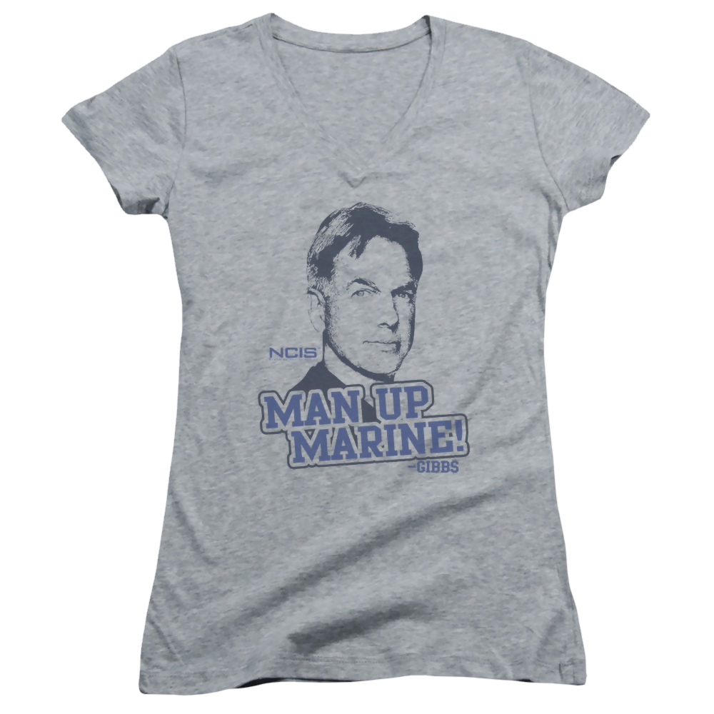 NCIS Man Up - Juniors V-Neck T-Shirt Juniors V-Neck T-Shirt NCIS   