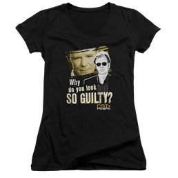 CSI: Miami So Guilty - Juniors V-Neck T-Shirt Juniors V-Neck T-Shirt CSI   