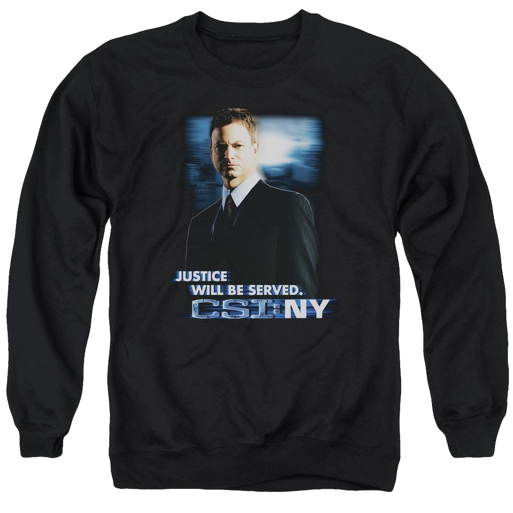 CSI: NY Justice Served - Men's Crewneck Sweatshirt Men's Crewneck Sweatshirt CSI   