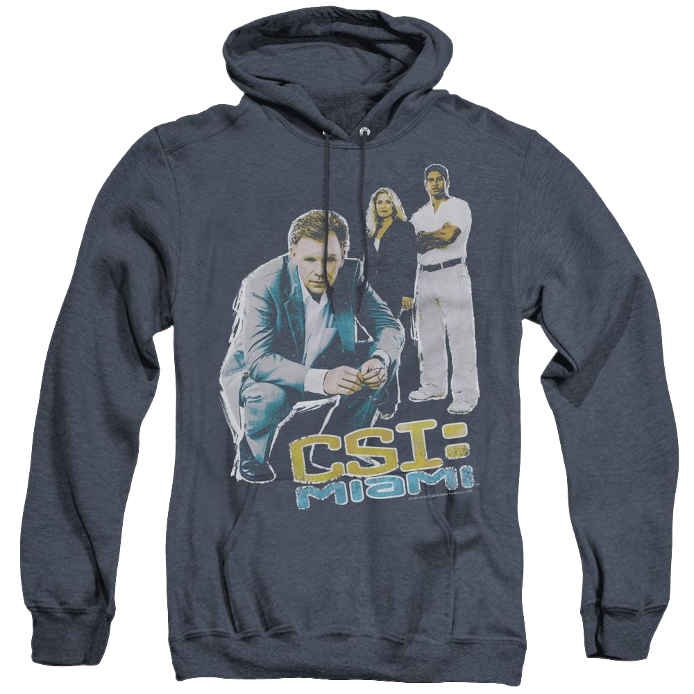 Csi Miami In Perspective - Heather Pullover Hoodie Heather Pullover Hoodie CSI   