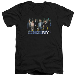 CSI: NY Cast - Men's V-Neck T-Shirt Men's V-Neck T-Shirt CSI   