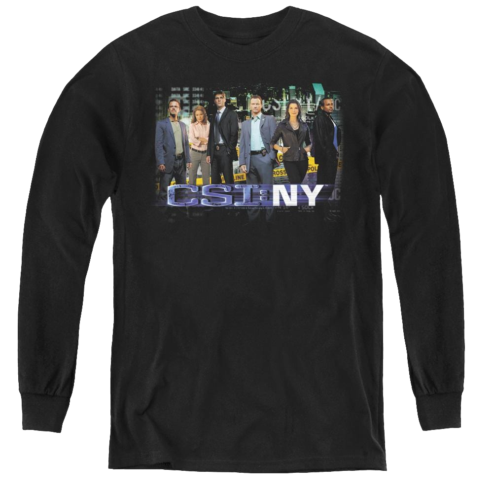 CSI New York Cast - Youth Long Sleeve T-Shirt Youth Long Sleeve T-Shirt CSI   