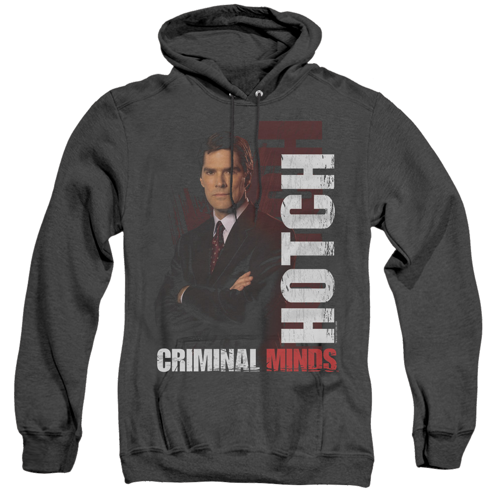 Criminal Minds Hotch - Heather Pullover Hoodie Heather Pullover Hoodie Criminal Minds   