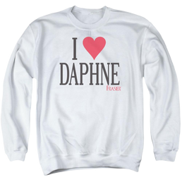 Frasier I Heart Daphne - Men's Crewneck Sweatshirt Men's Crewneck Sweatshirt Frasier   