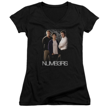 Numbers Equations - Juniors V-Neck T-Shirt Juniors V-Neck T-Shirt Numbers   