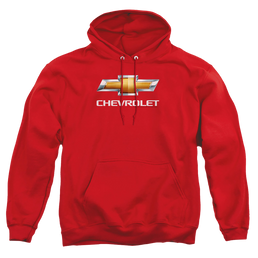 Chevrolet Chevy Bowtie Stacked - Pullover Hoodie Pullover Hoodie Chevrolet   