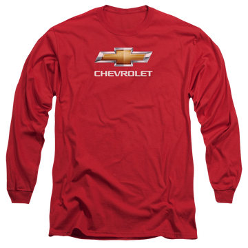 Chevrolet Chevy Bowtie Stacked - Men's Long Sleeve T-Shirt Men's Long Sleeve T-Shirt Chevrolet   