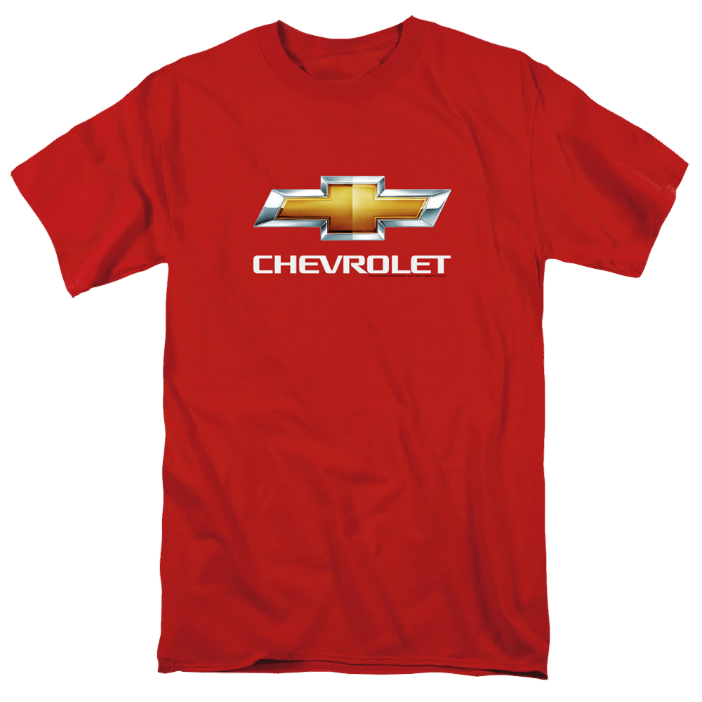 Chevrolet Chevy Bowtie Stacked - Men's Regular Fit T-Shirt Men's Regular Fit T-Shirt Chevrolet   