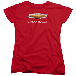 Chevrolet Chevy Bowtie Stacked - Women's T-Shirt Women's T-Shirt Chevrolet   