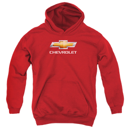 Chevrolet Chevy Bowtie Stacked - Youth Hoodie (Ages 8-12) Youth Hoodie (Ages 8-12) Chevrolet   